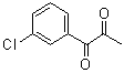 结构式 CAS# 10557-17-2, 1-(3-氯苯基)-1,2-丙二酮