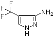 structure of CAS# 1056139-87-7, 4-Trifluoromethyl-1H-pyrazol-3-amine