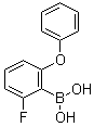 结构式 CAS# 1056372-58-7, (2-氟-6-苯氧基苯基)硼酸