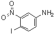 structure of CAS# 105752-04-3, 4-Iodo-3-nitrobenzenamine;4-Iodo-3-nitroaniline; NSC 141348