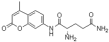 structure of CAS# 105888-45-7, (2S)-2-Amino-N1-(4-methyl-2-oxo-2H-1-benzopyran-7-yl)pentanediamide