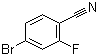 结构式 CAS# 105942-08-3, 4-溴-2-氟苯腈