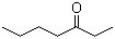 structure of CAS# 106-35-4, 3-Heptanone;Butyl ethyl ketone; Ethyl butyl ketone; Heptan-3-one