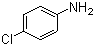 structure of CAS# 106-47-8, 4-Chloroaniline;4-Chlorobenzenamine