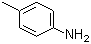 structure of CAS# 106-49-0, p-Toluidine;4-Aminotoluene; 4-Methylaniline