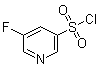 结构式 CAS# 1060802-49-4, 5-氟吡啶-3-磺酰氯