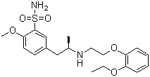 structure of CAS# 106133-20-4, Tamsulosin;5-[2-[2-(2-Ethoxyphenoxy)ethylamino]propyl]-2-methoxy-benzenesulfonamide