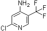 structure of CAS# 1061358-78-8, 2-Chloro-5-(trifluoromethyl)pyridin-4-amine;6-Chloro-3-trifluoromethylpyridin-4-ylamine