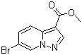 结构式 CAS# 1062368-70-0, 6-溴吡唑并[1,5-a]吡啶-3-羧酸甲酯