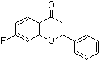 structure of CAS# 106245-03-8, 1-[4-Fluoro-2-(phenylmethoxy)phenyl]ethanone