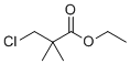 structure of CAS# 106315-37-1, 3-Chloro-2,2-dimethyl-propanoic acid ethyl ester
