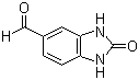 结构式 CAS# 106429-59-8, 2,3-二氢-2-氧代-1H-苯并咪唑-5-甲醛
