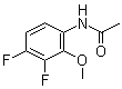 structure of CAS# 1065073-93-9, N-(3,4-Difluoro-2-methoxyphenyl)acetamide