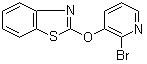 structure of CAS# 1065484-73-2, 2-[(2-Bromo-3-pyridinyl)oxy]benzothiazole