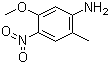 structure of CAS# 106579-00-4, 5-Methoxy-2-methyl-4-nitroaniline;2-Methyl-5-(methyloxy)-4-nitroaniline