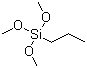 structure of CAS# 1067-25-0, Trimethoxypropylsilane;n-Propyltrimethoxysilane