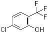 structure of CAS# 106877-35-4, 2-Trifluoromethyl-5-chlorophenol