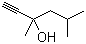 structure of CAS# 107-54-0, 3,5-Dimethyl-1-hexyn-3-ol;3,5-Dimethylhex-1-yn-3-ol