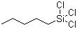 结构式 CAS# 107-72-2, 戊基三氯硅烷