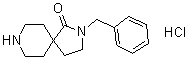 structure of CAS# 1070166-08-3, 2-Benzyl-2,8-diazaspiro[4.5]decan-1-one hydrochloride