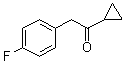 structure of CAS# 1071842-61-9, 1-Cyclopropyl-2-(4-fluorophenyl)ethanone