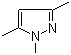 structure of CAS# 1072-91-9, 1,3,5-Trimethylpyrazole;1,3,5-Trimethyl-1H-pyrazole