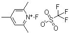 结构式 CAS# 107264-00-6, 1-氟-2,4,6-三甲基吡啶三氟甲磺酸盐