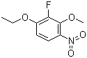 结构式 CAS# 1072945-58-4, 1-乙氧基-2-氟-3-甲氧基-4-硝基苯