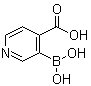 structure of CAS# 1072946-05-4, 3-Borono-4-pyridinecarboxylic acid