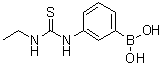 structure of CAS# 1072946-06-5, [3-[[(Ethylamino)thioxomethyl]amino]phenyl]boronic acid