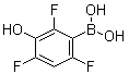 structure of CAS# 1072951-37-1, (2,4,6-Trifluoro-3-hydroxyphenyl)boronic acid