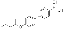 structure of CAS# 1072951-79-1, [4'-(1-Methylbutoxy)[1,1'-biphenyl]-4-yl]boronic acid
