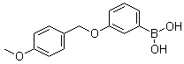 结构式 CAS# 1072951-89-3, [3-(4-甲氧基苄基氧基)苯基]硼酸