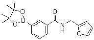 结构式 CAS# 1073353-63-5, 3-(糠基氨基羰基)苯硼酸频哪醇酯