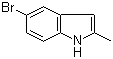 5-Bromo-2-methylindole molecular structure (CAS 1075-34-9)