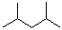 结构式 CAS# 108-08-7, 2,4-二甲基戊烷