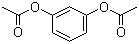 structure of CAS# 108-58-7, 1,3-Diacetoxybenzene;m-Phenylene diacetate; Resorcinol diacetate