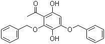 structure of CAS# 1083181-35-4, 2-Acetyl-3,5-bis(benzyloxy)hydroquinone