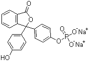 structure of CAS# 108321-15-9, Phenolphthalein monophosphate disodium salt