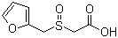 结构式 CAS# 108499-26-9, 2-[(呋喃-2-基甲基)亚磺酰基]乙酸