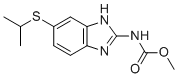 structure of CAS# 108579-67-5, Albendazole EP Impurity L;Methiazole;methyl N-(6-propan-2-ylsulfanyl-1H-benzimidazol-2-yl)carbamate