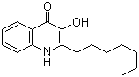 结构式 CAS# 108985-27-9, 2-庚基-3-羟基-4(1H)-喹啉酮