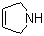 结构式 CAS# 109-96-6, 3-吡咯啉; 2,5-二氢吡咯