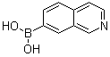 结构式 CAS# 1092790-21-0, 异喹啉-7-硼酸