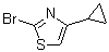 structure of CAS# 1095010-50-6, 2-Bromo-4-cyclopropylthiazole