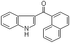 structure of CAS# 109555-87-5, 1H-Indol-3-yl-1-naphthalenylmethanone;Ketone indol-3-yl 1-naphthyl
