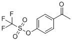 structure of CAS# 109613-00-5, 4-Acetylphenyl trifluoromethanesulfonate