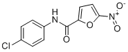 结构式 CAS# 109844-92-0, N-(4-氯苯基)-5-硝基呋喃-2-甲酰胺