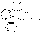 Ethyl (triphenylphosphoranylidene)acetate molecular structure (CAS 1099-45-2)