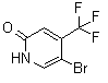 structure of CAS# 109919-32-6, 5-Bromo-4-(trifluoromethyl)-2(1H)-pyridinone;5-Bromo-2-hydroxy-4-trifluoromethylpyridine; 5-Bromo-4-trifluoromethyl-2-pyridone